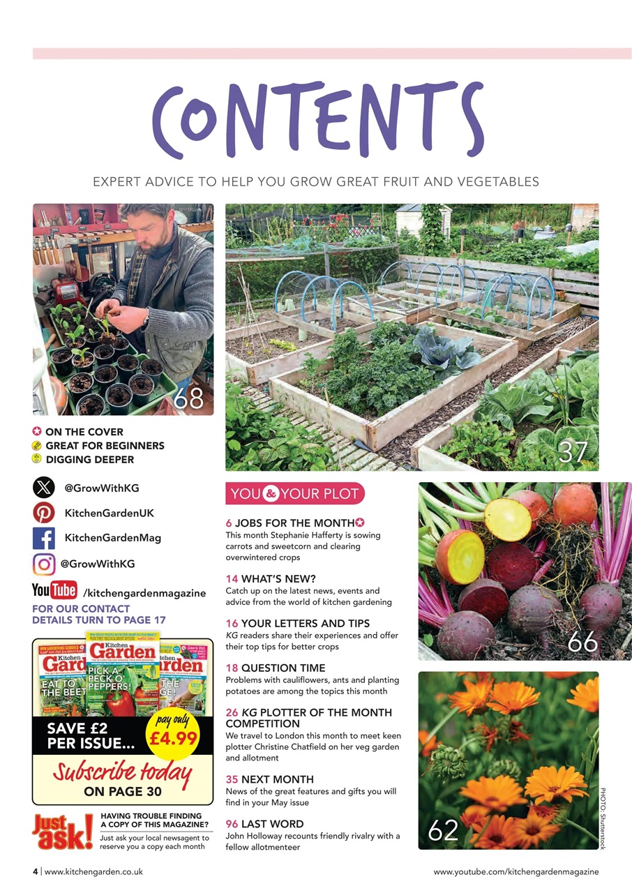 Kitchen Garden Magazine Preview Pages