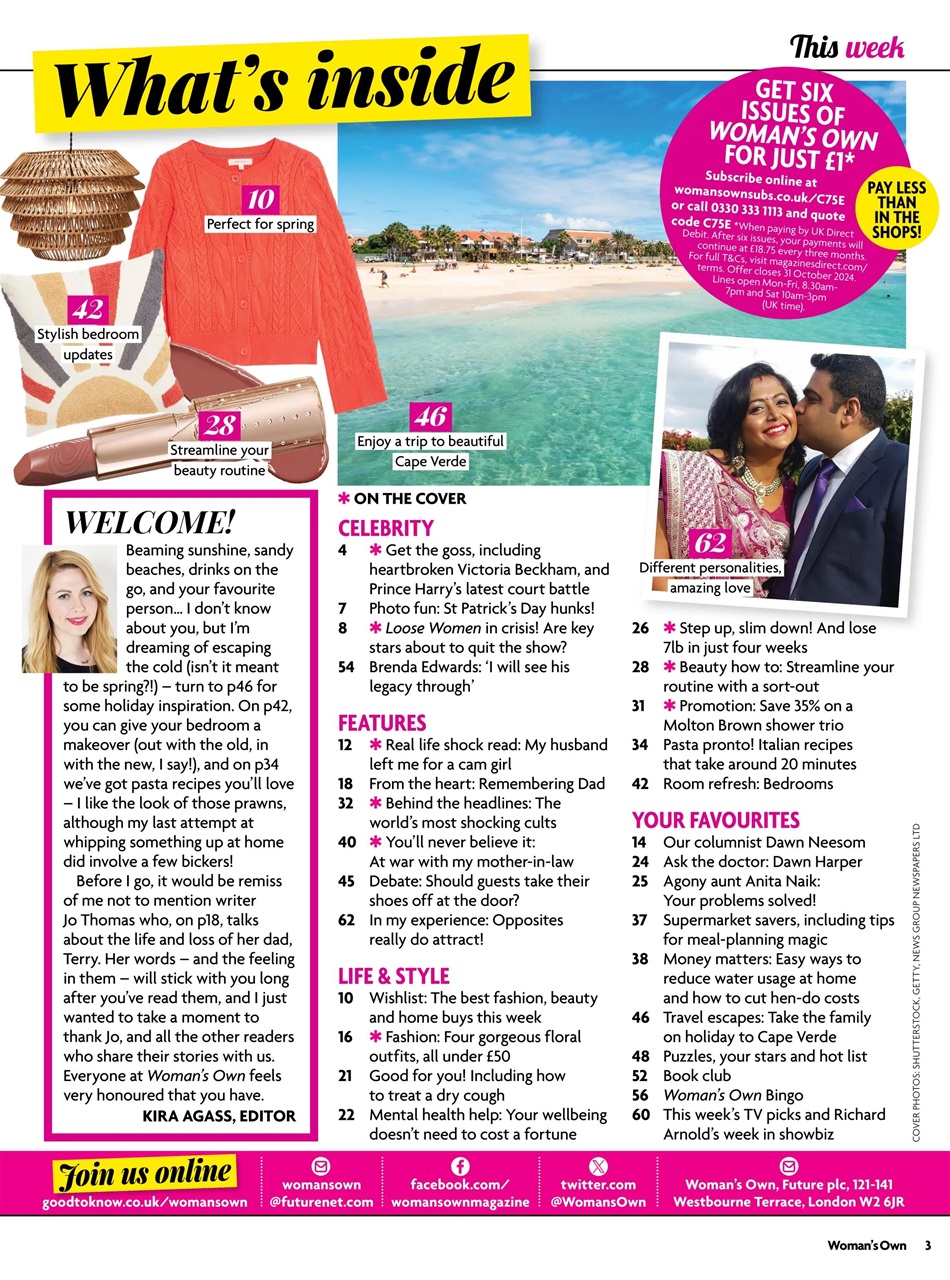 Woman's Own Preview Pages