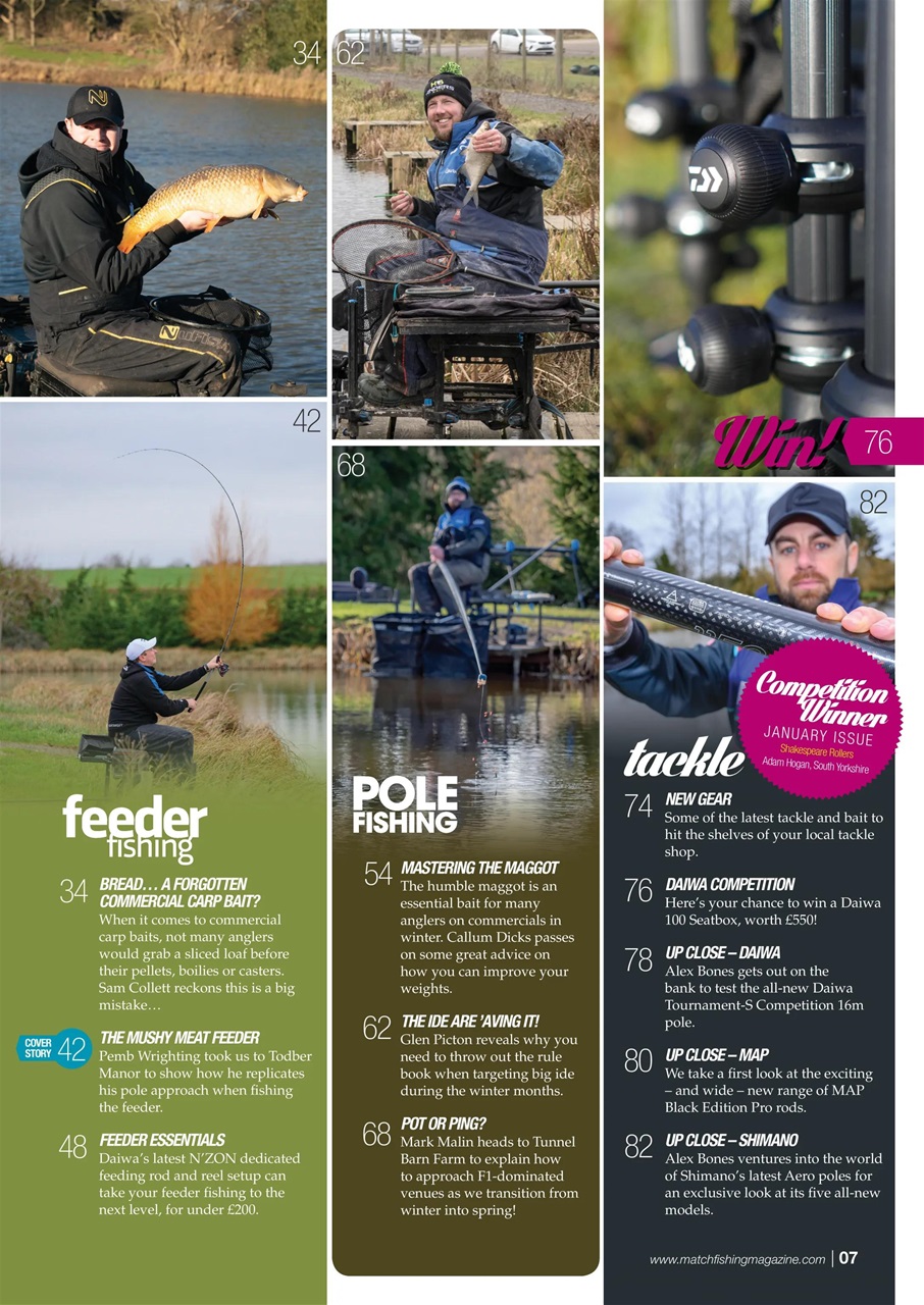 Match Fishing Preview Pages