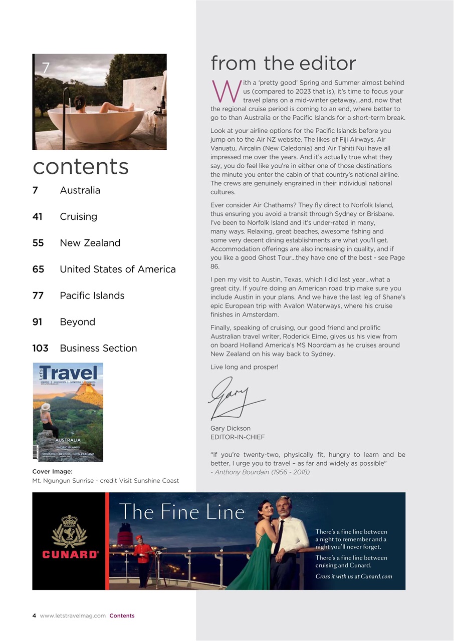 Let’s Travel Preview Pages
