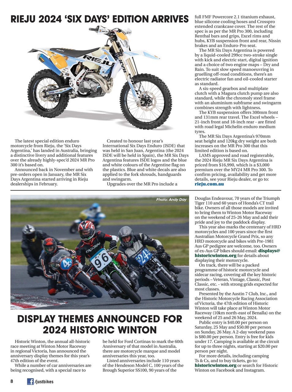 JUST BIKES Preview Pages