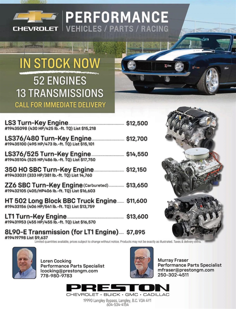 Canadian Hot Rods Preview Pages