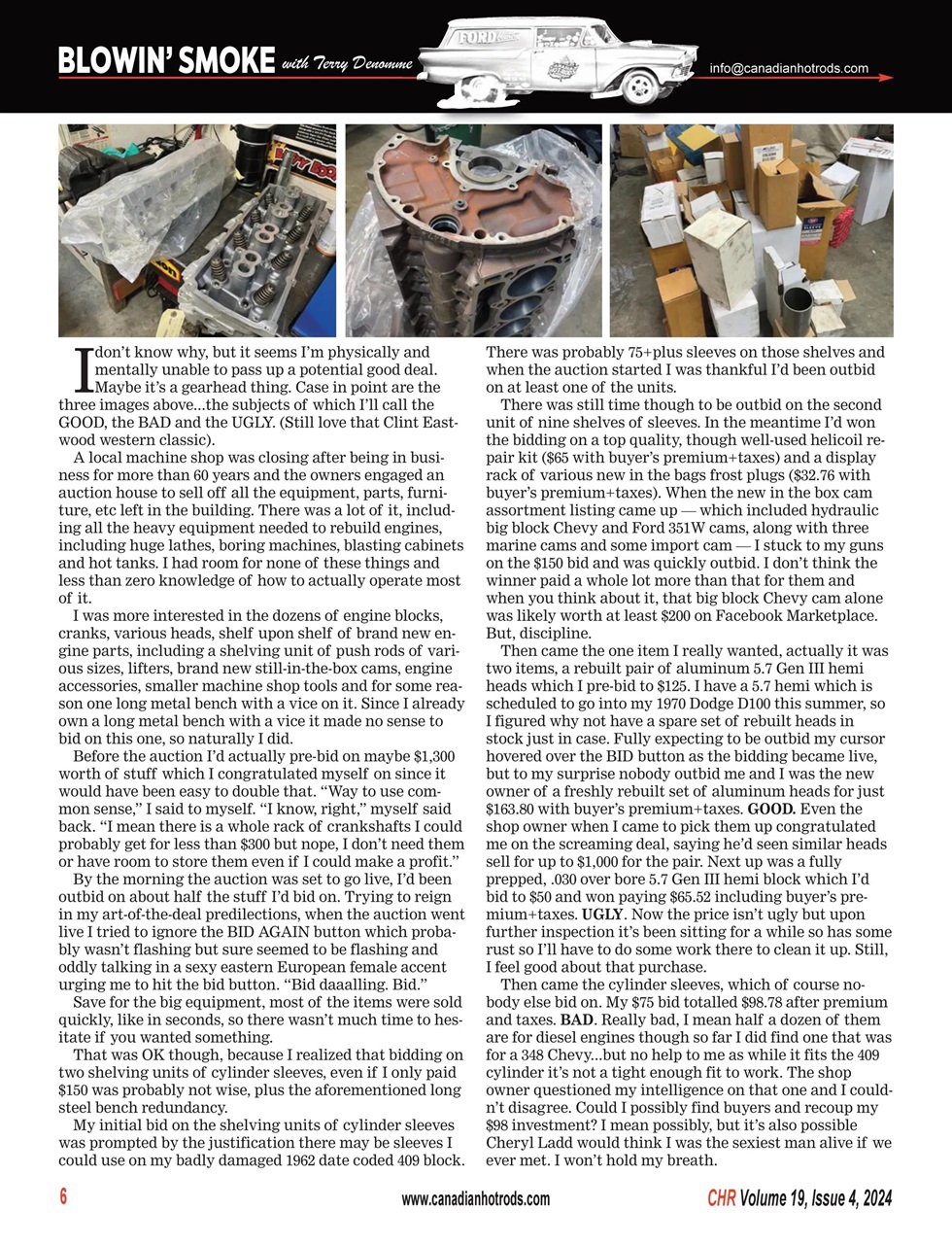 Canadian Hot Rods Preview Pages