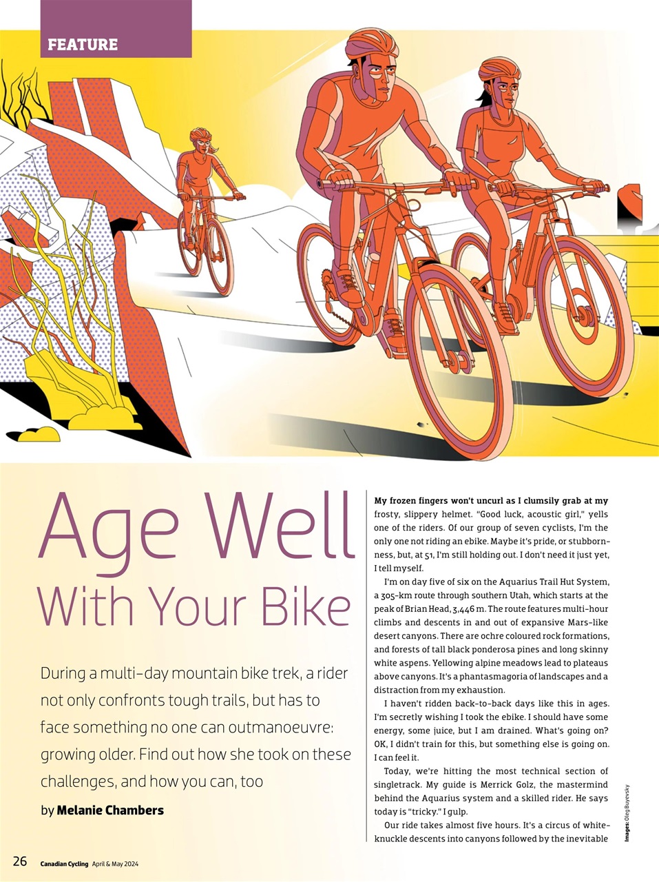 Canadian Cycling Magazine Preview Pages