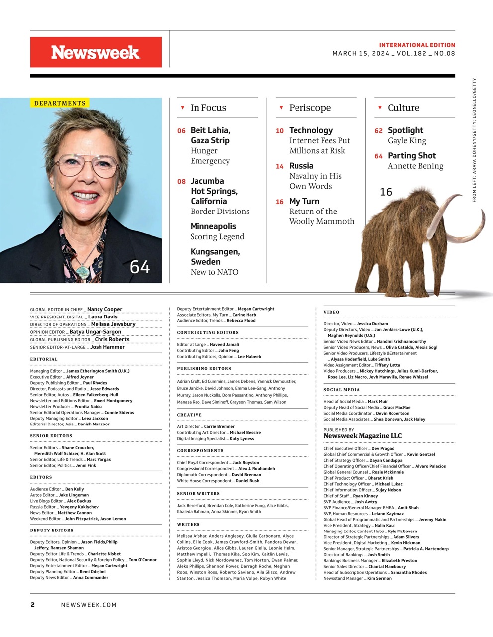 Newsweek International Preview Pages