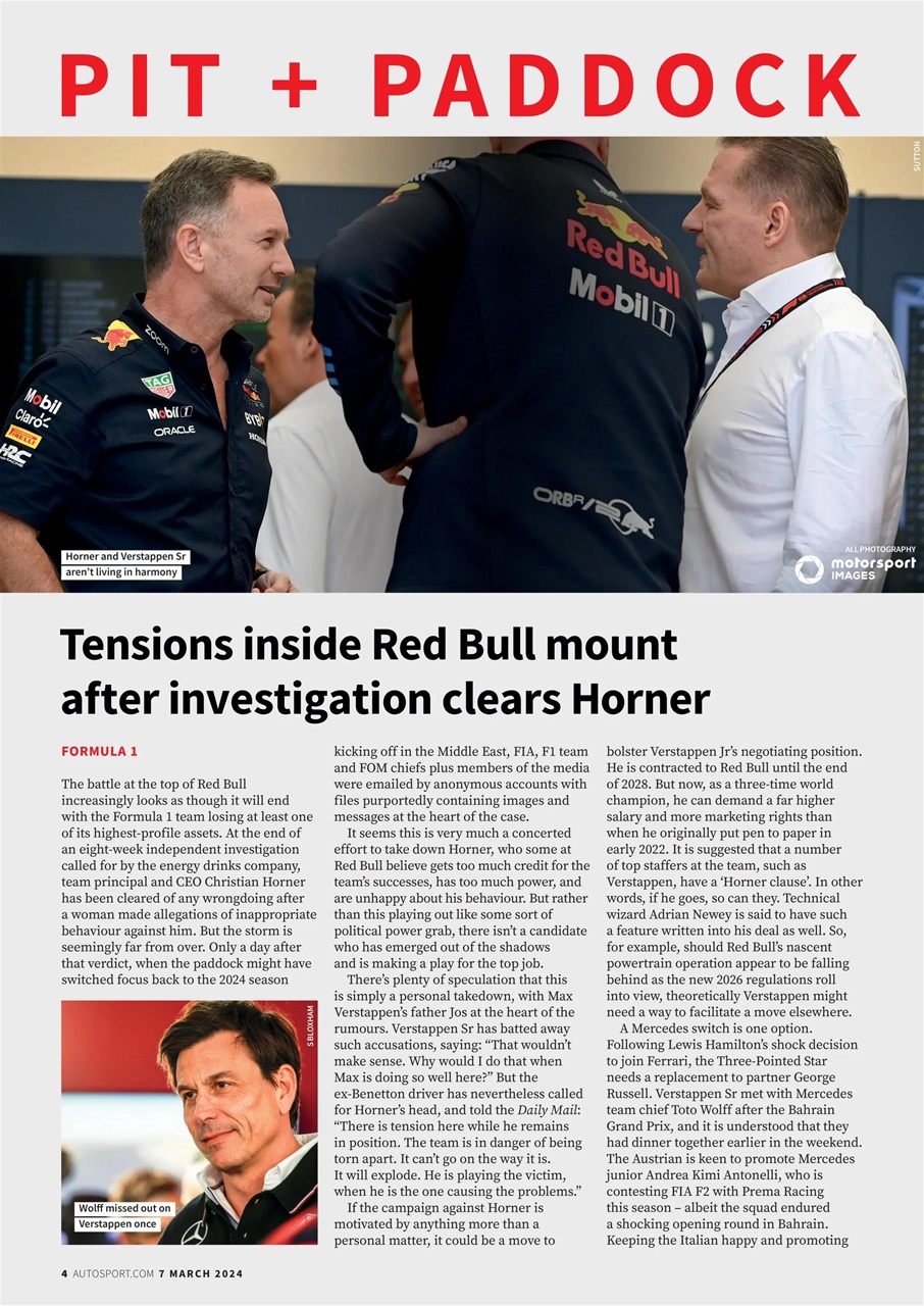 Autosport Preview Pages
