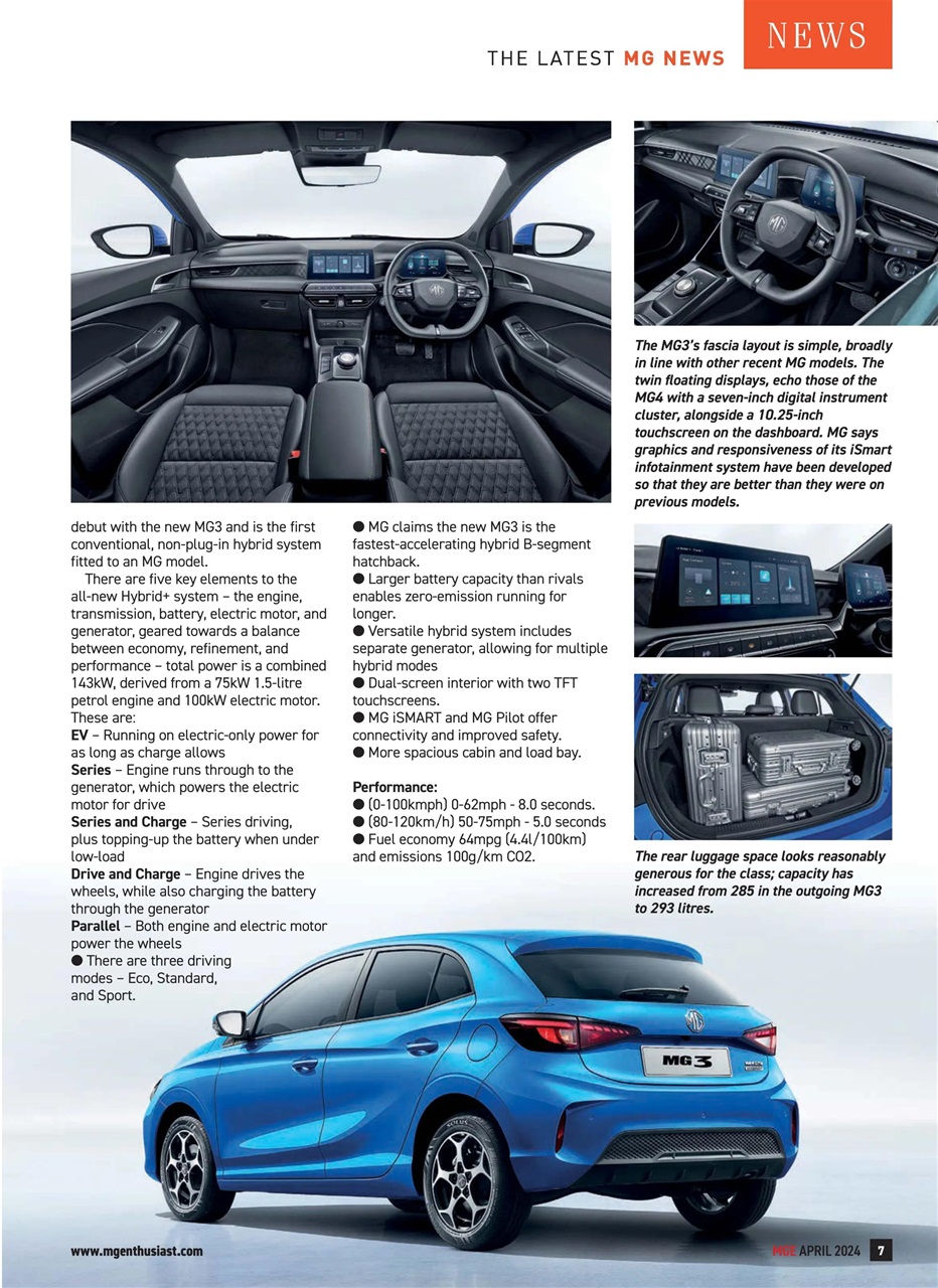 MG Enthusiast Preview Pages