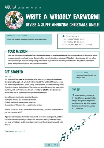 Aquila issue Christmas Jingle