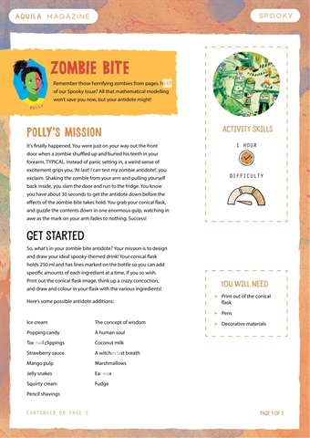 Aquila issue Zombie Bite B's proofread