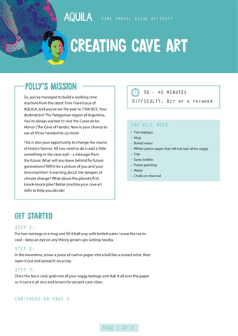 Aquila issue Creating Cave art