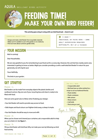 Aquila issue  Feeding Time