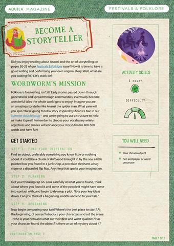 Aquila issue Become a storyteller aquila magazine