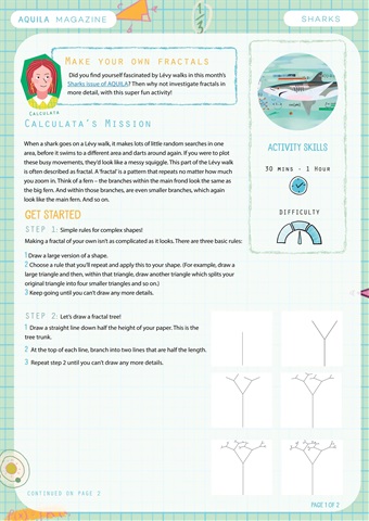 Aquila issue make your own Fractals Aquila magazine