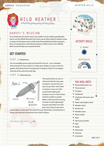 Aquila issue  Make a wild weather station