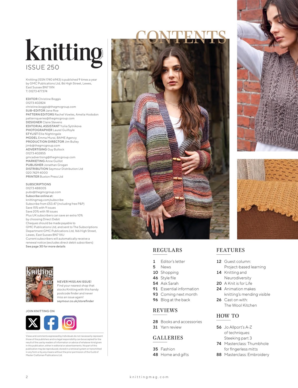 Knitting Preview Pages