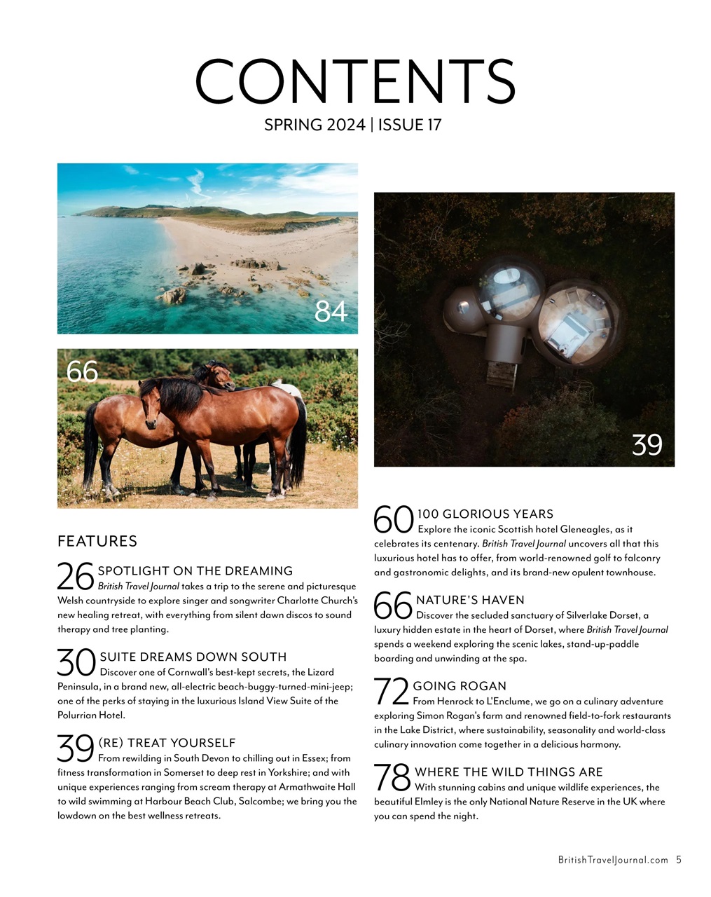 British Travel Journal Preview Pages