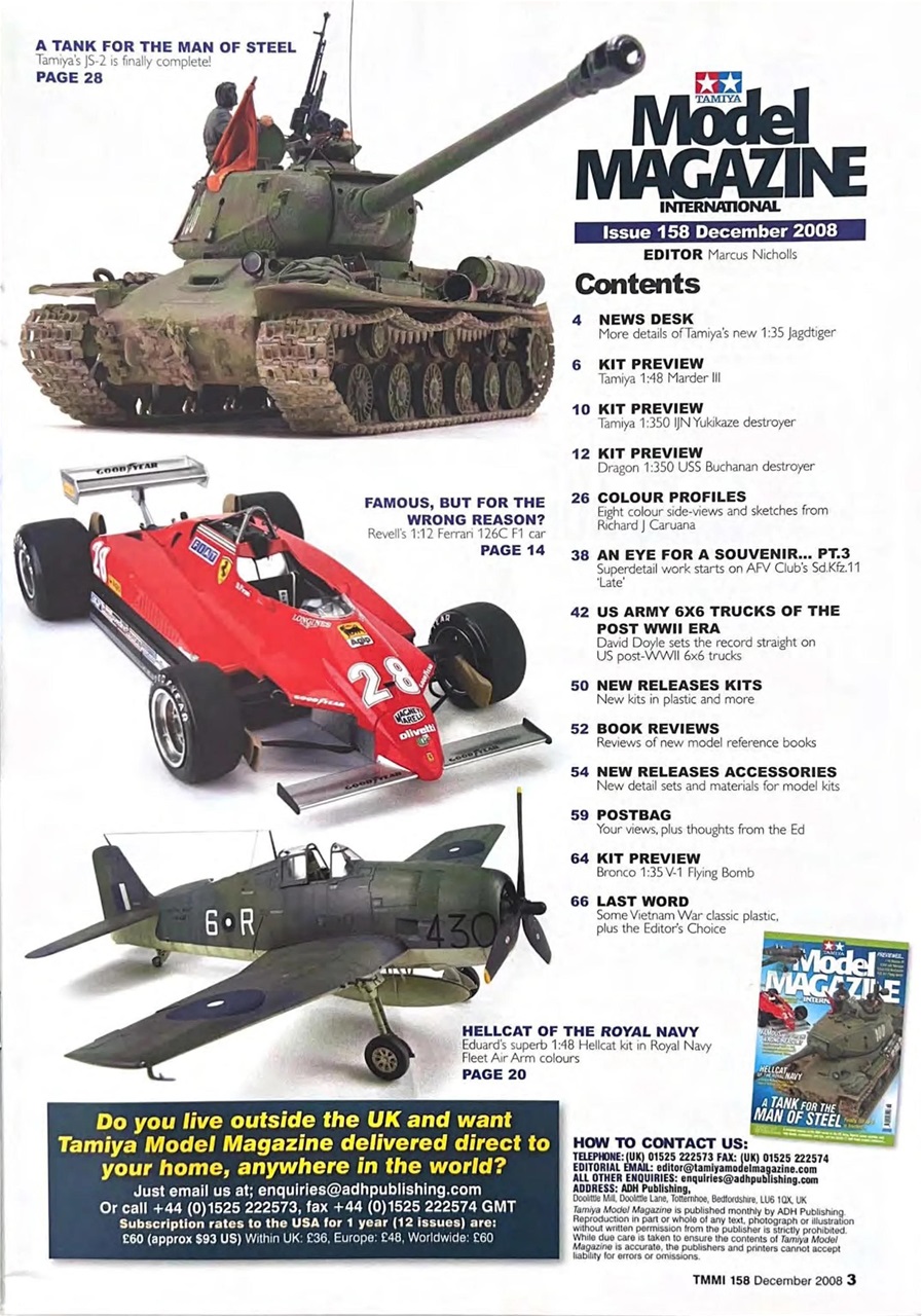Tamiya Model Magazine Preview Pages