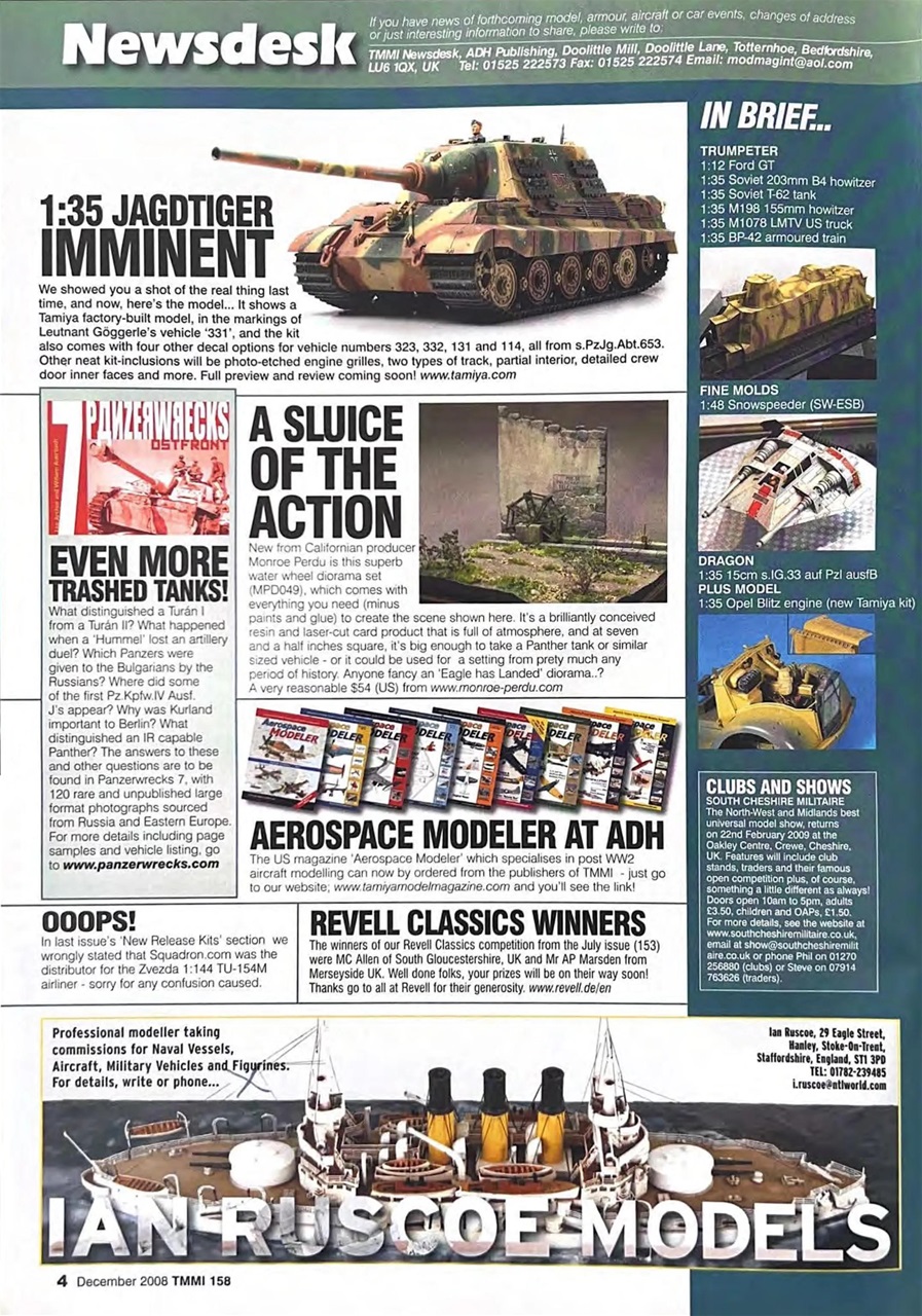 Tamiya Model Magazine Preview Pages