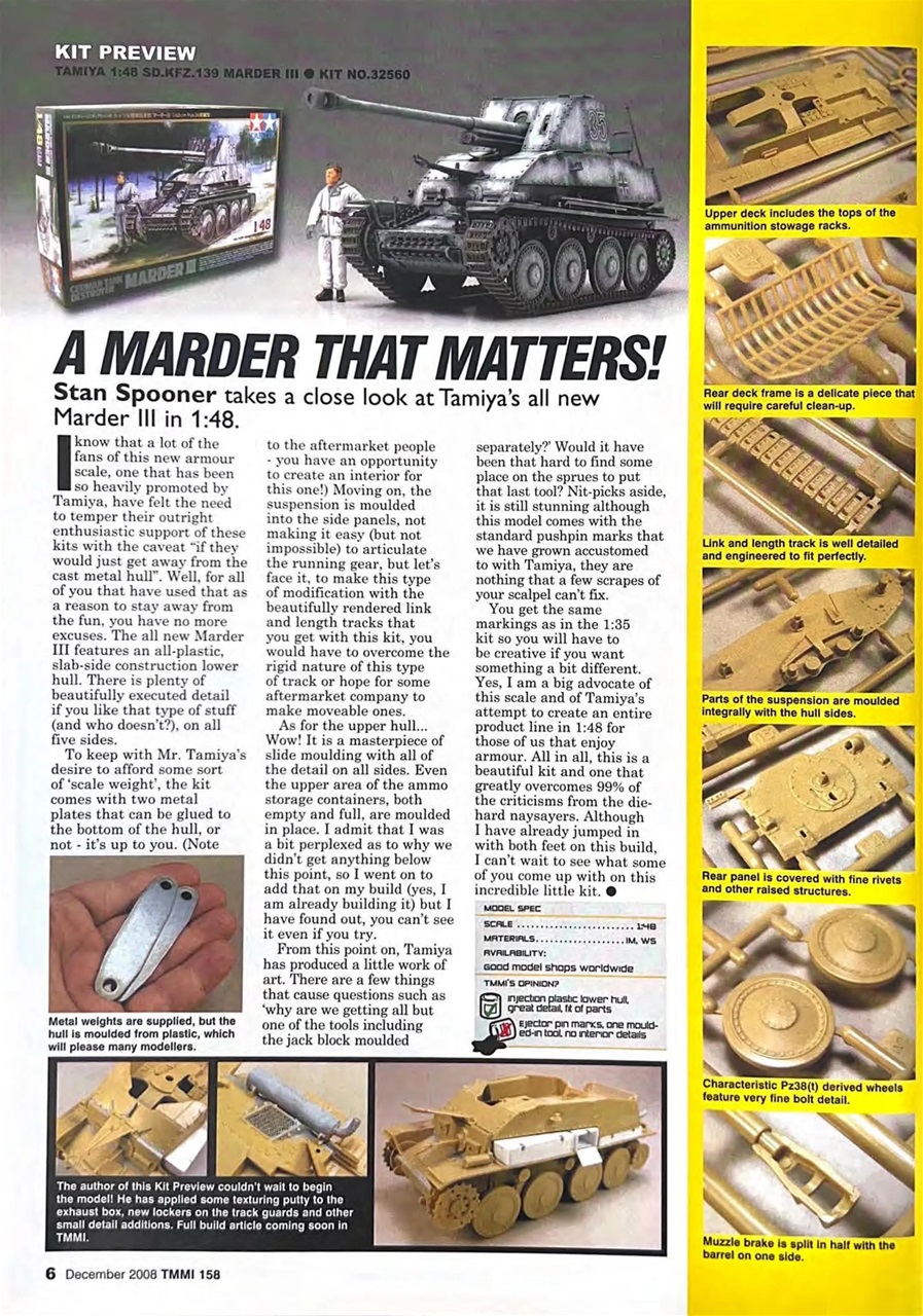 Tamiya Model Magazine Preview Pages