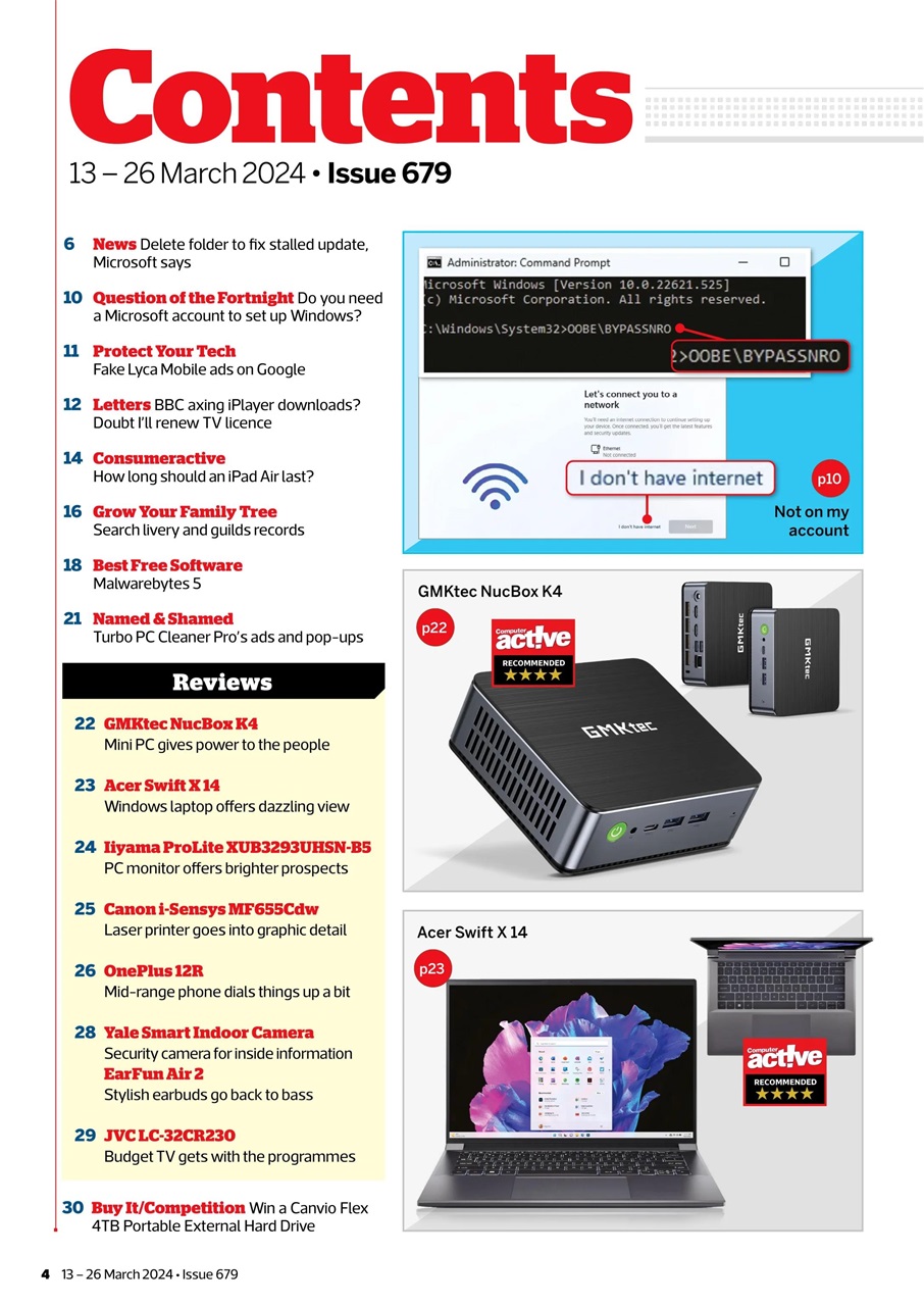 Computer Active Preview Pages
