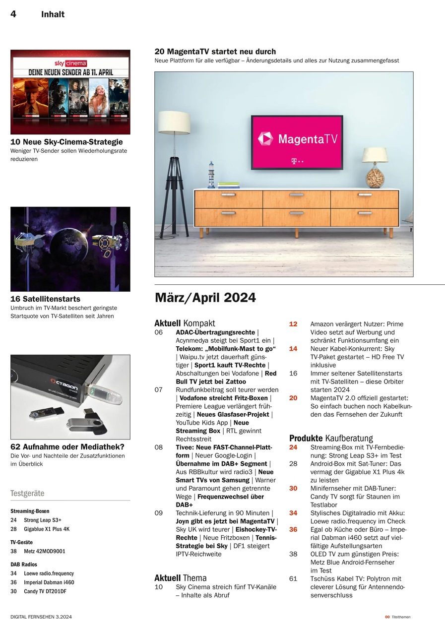 Digital Fernsehen Preview Pages
