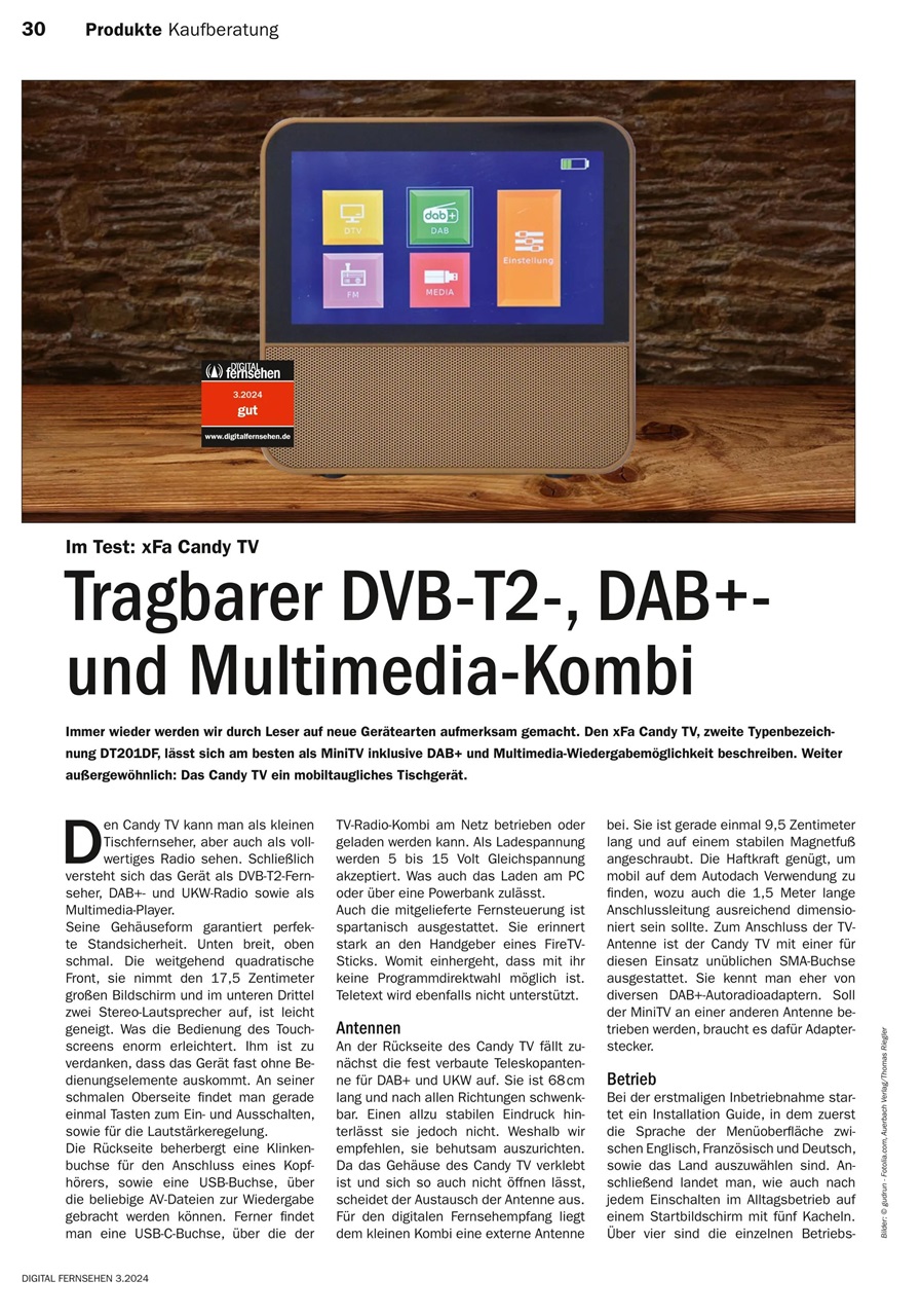 Digital Fernsehen Preview Pages