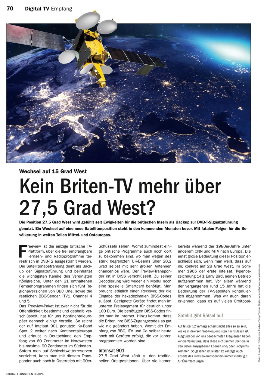 Digital Fernsehen Preview Pages