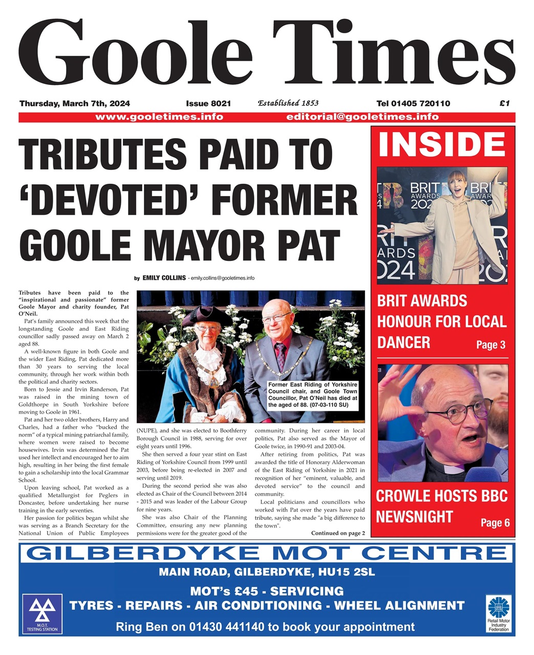Goole Times Preview Pages