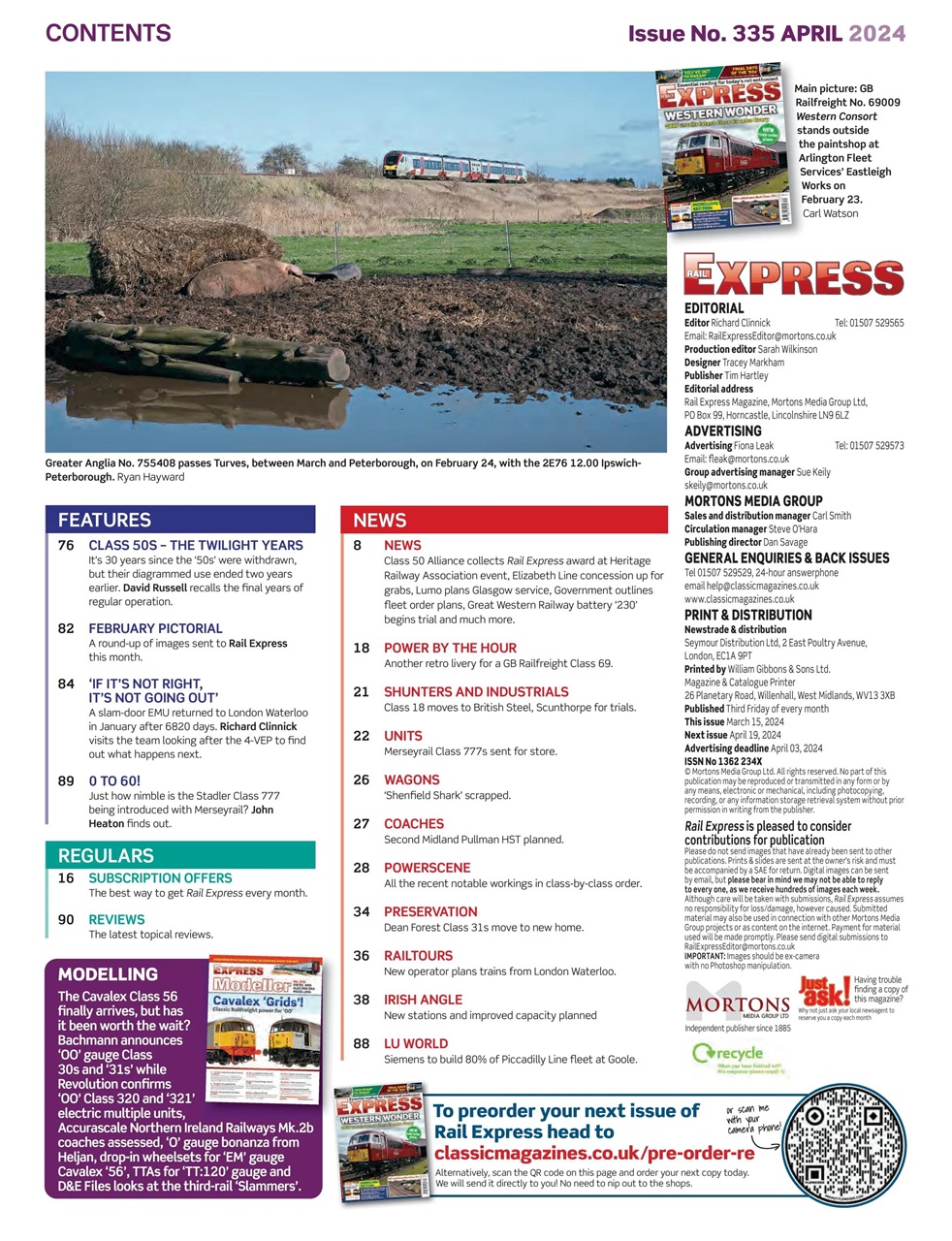 Rail Express Preview Pages