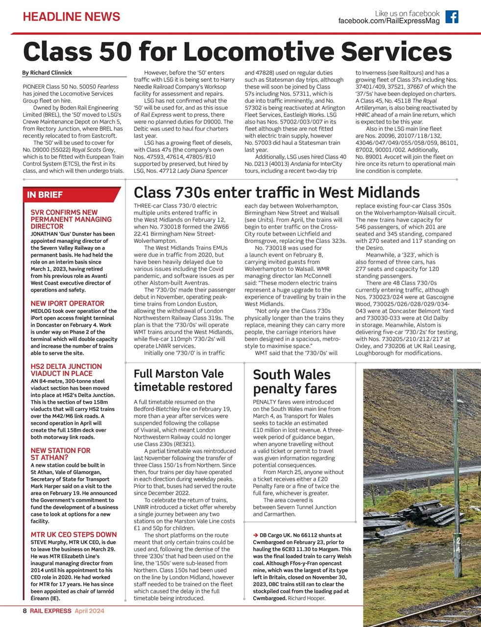 Rail Express Preview Pages