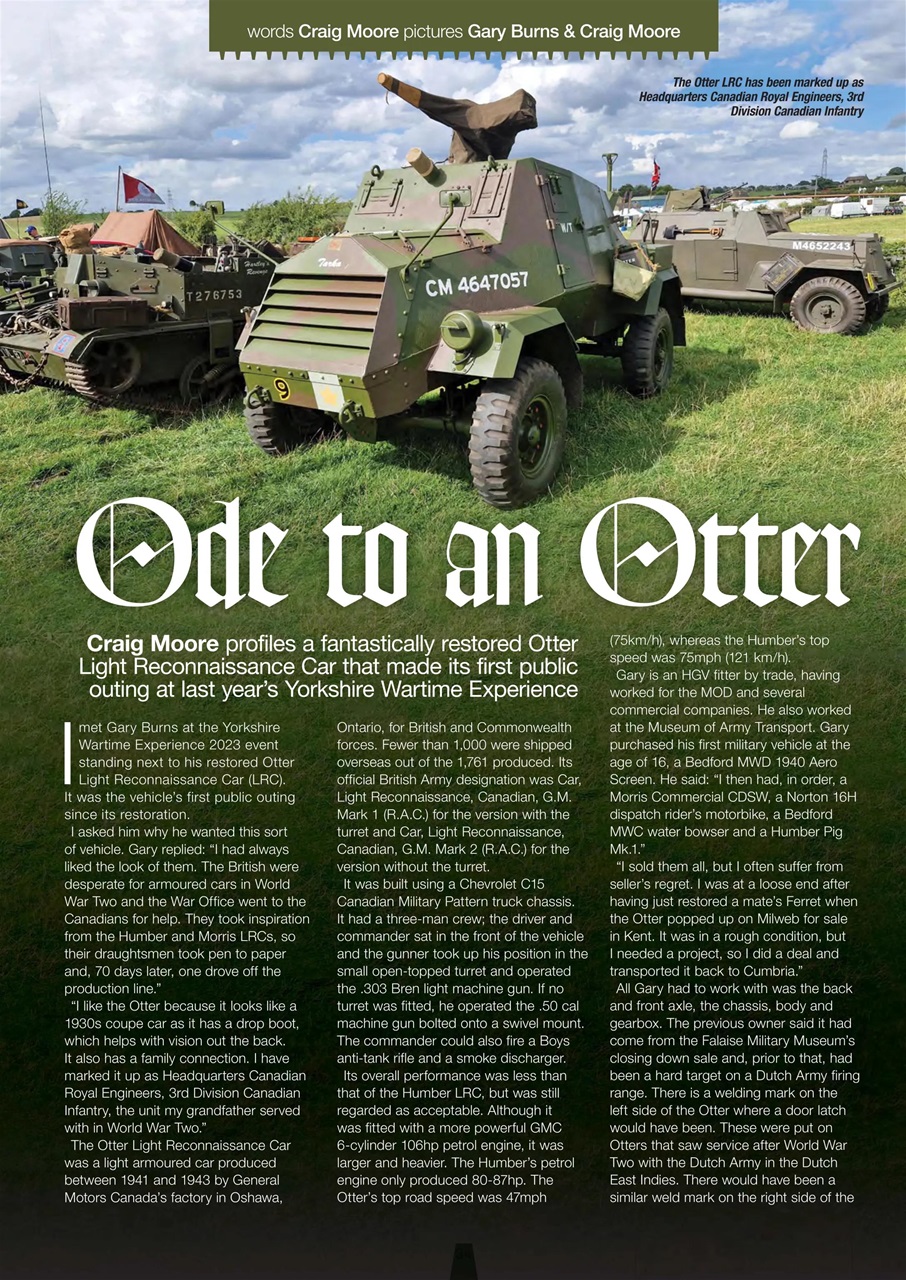 Classic Military Vehicle Preview Pages