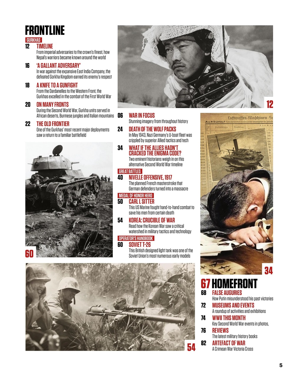 History of War Preview Pages