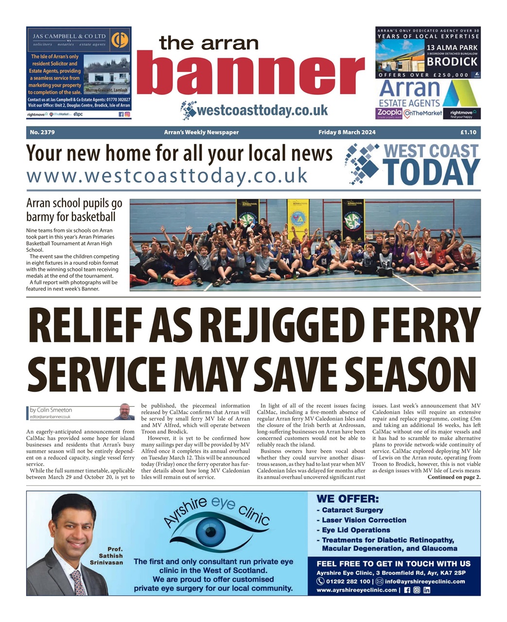 Arran Banner Preview Pages