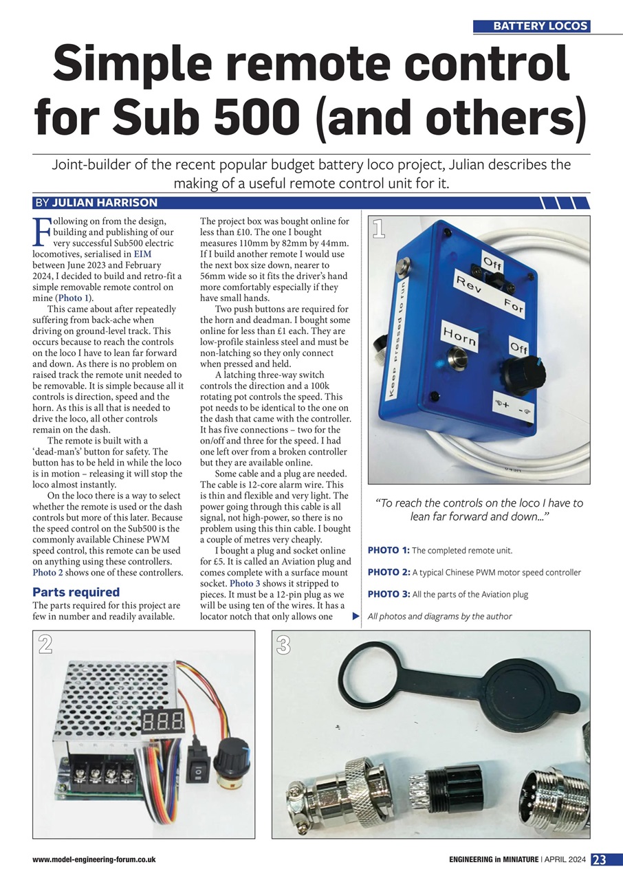 Engineering in Miniature Preview Pages