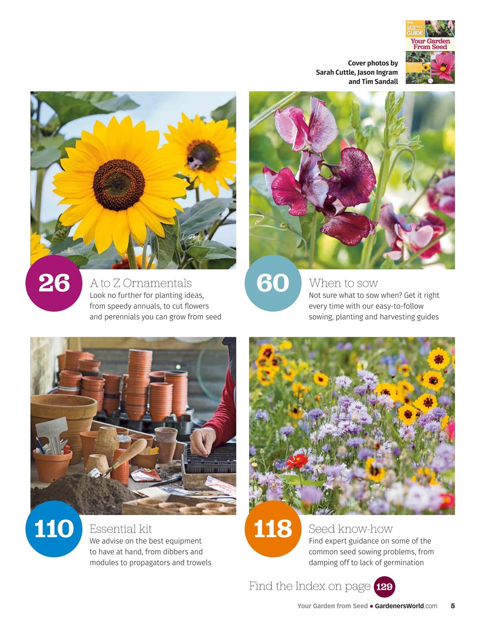 BBC Gardeners’ World Magazine Preview Pages