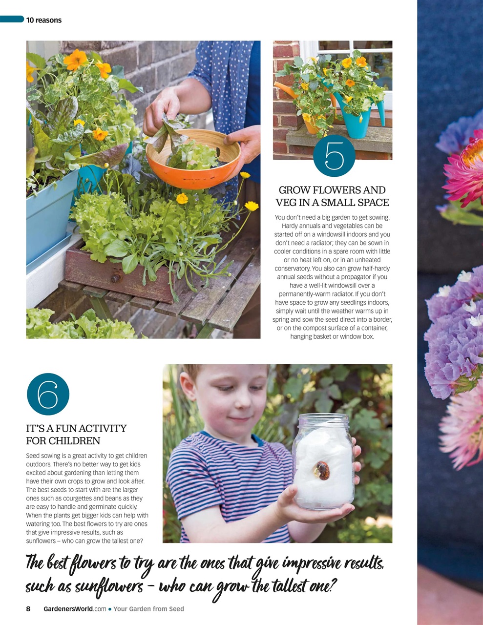 BBC Gardeners’ World Magazine Preview Pages
