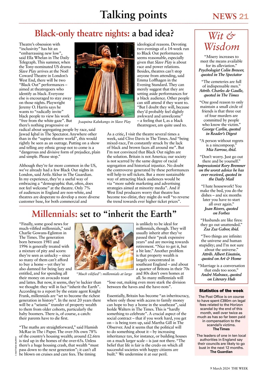 The Week Preview Pages