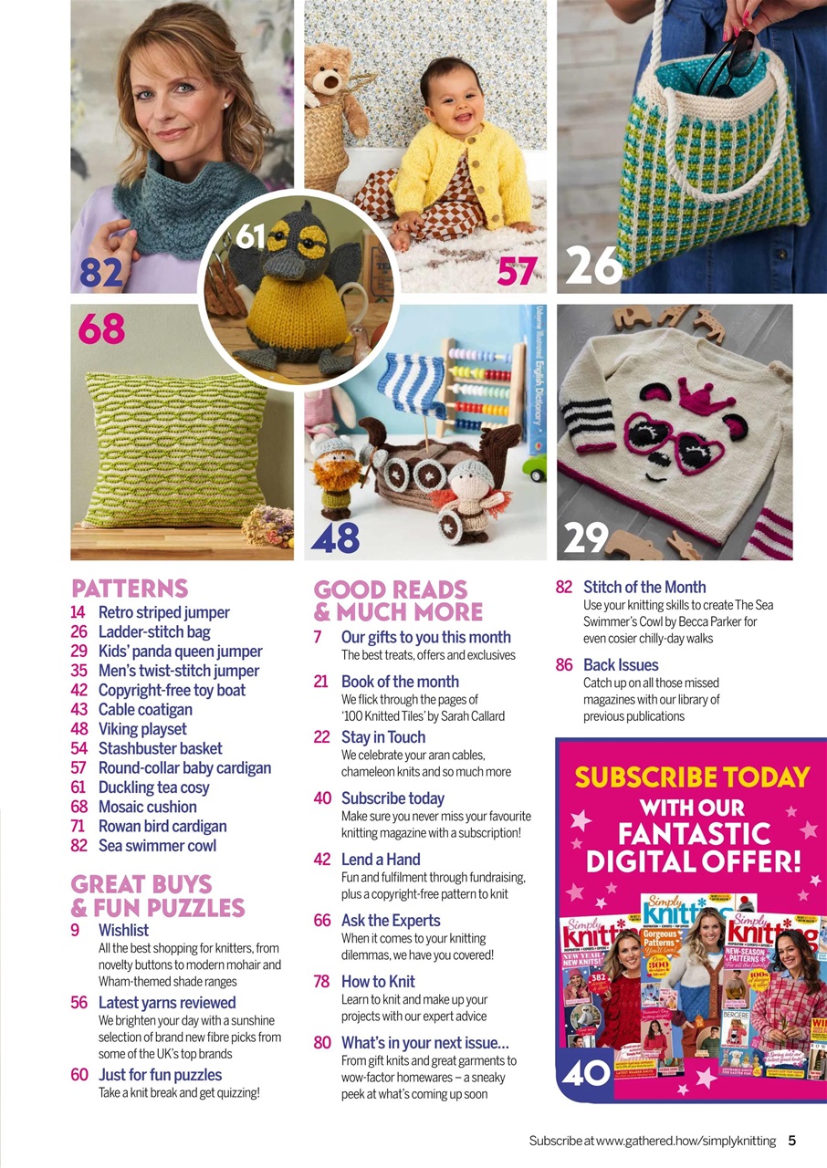 Simply Knitting Preview Pages