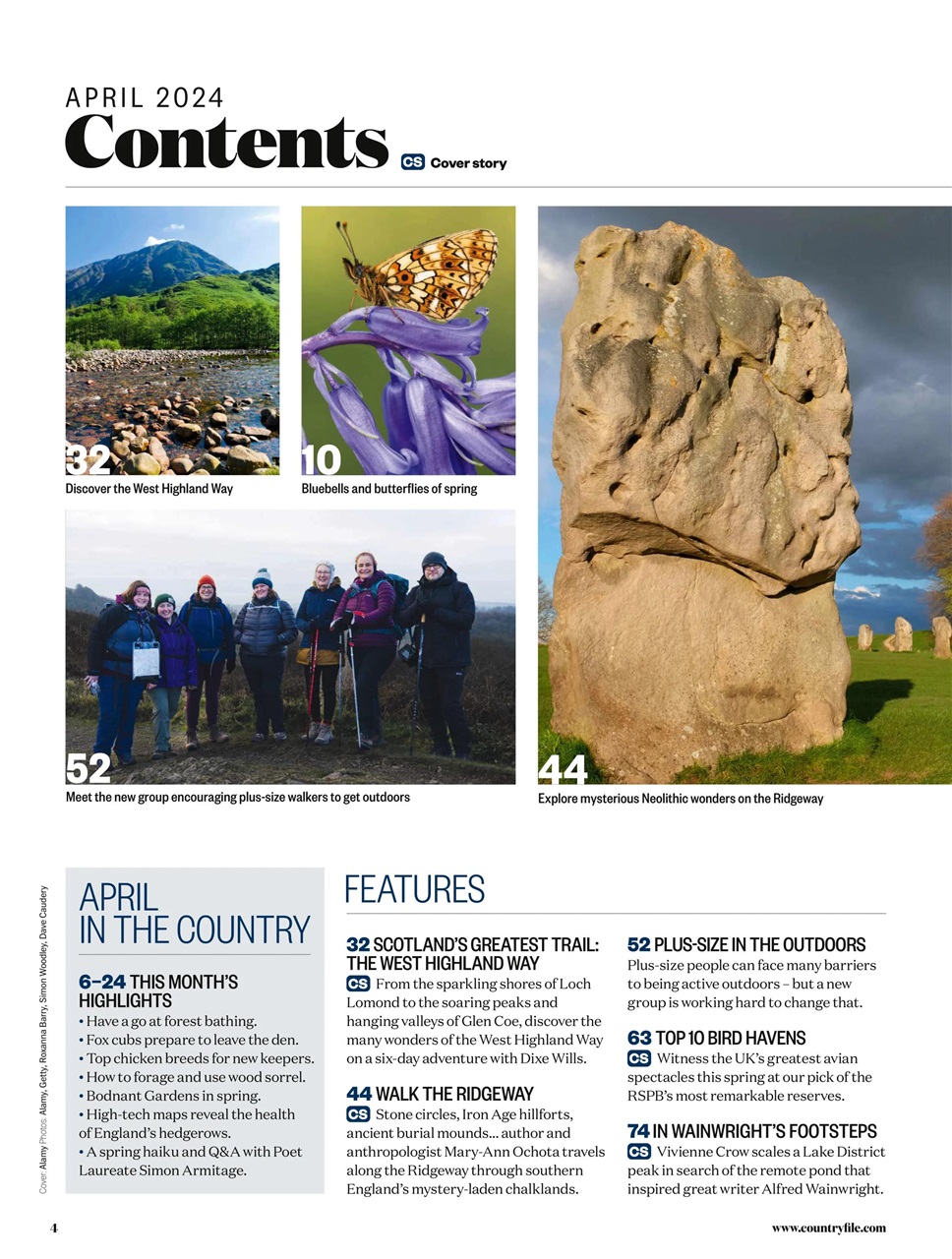 BBC Countryfile Magazine Preview Pages