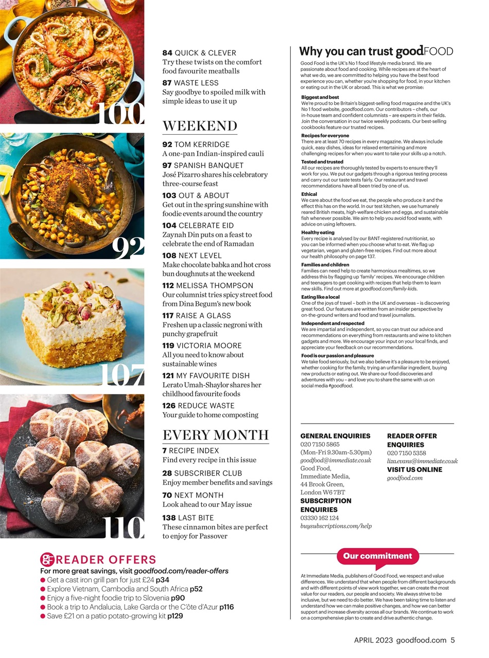 Good Food Magazine Preview Pages