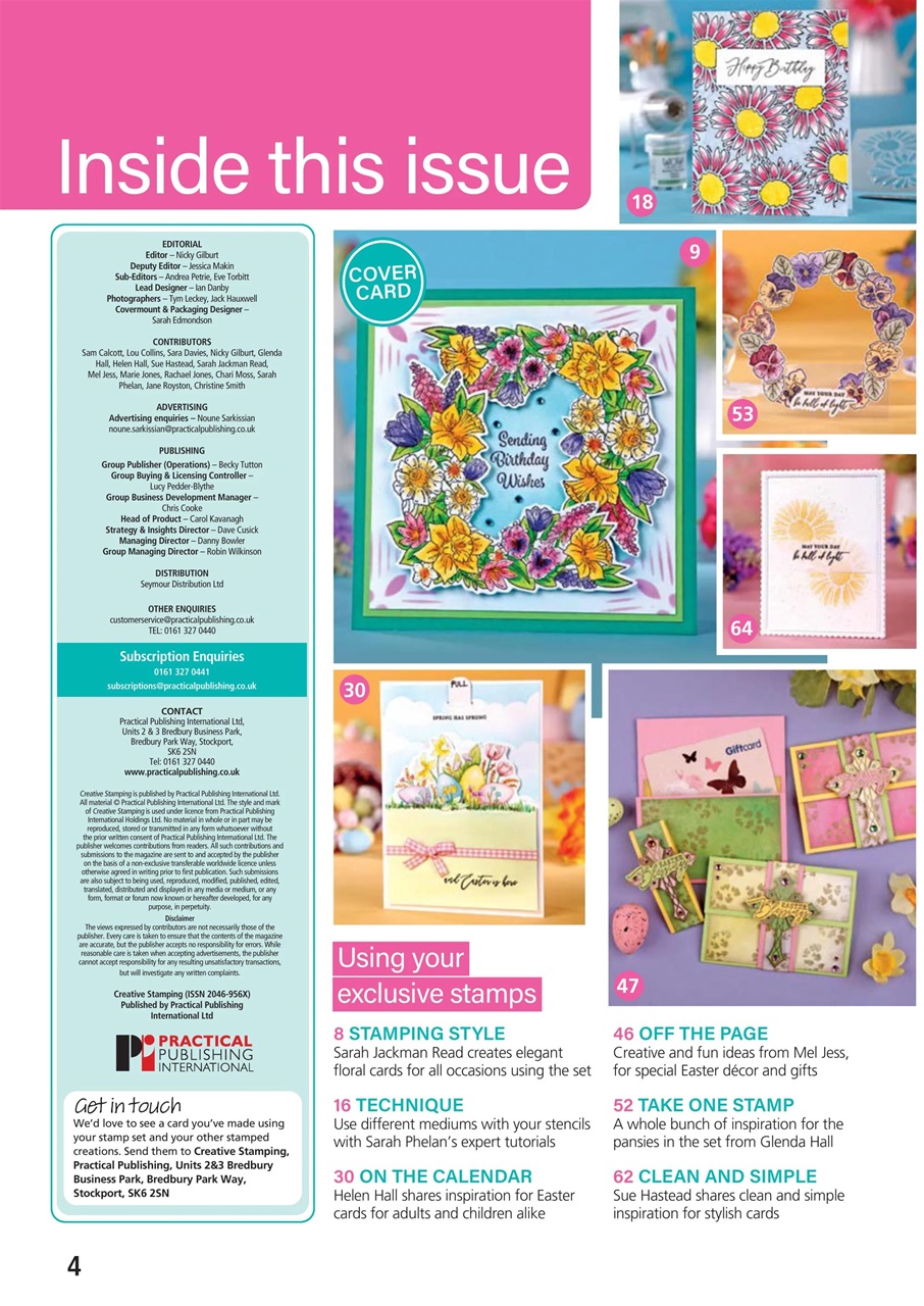 Creative Stamping Preview Pages