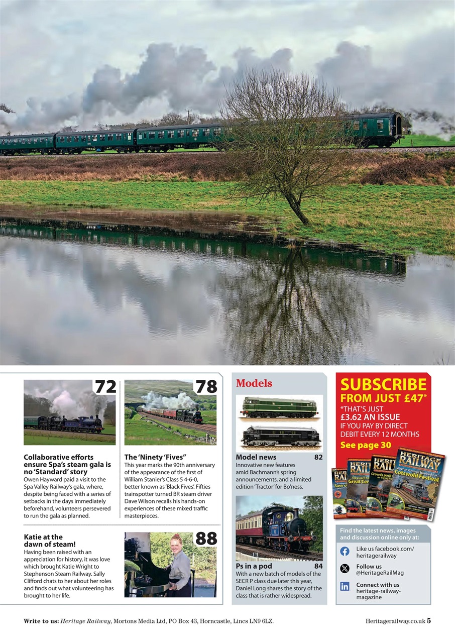 Heritage Railway Preview Pages