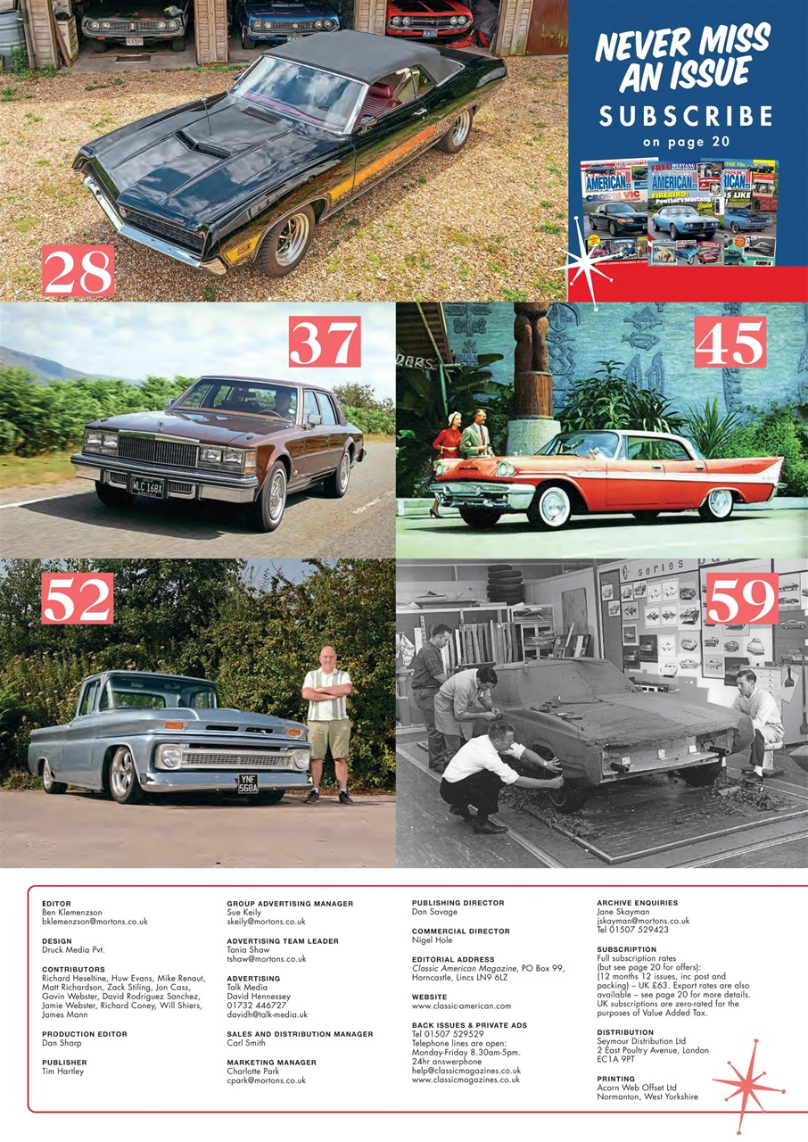 Classic American Magazine Preview Pages