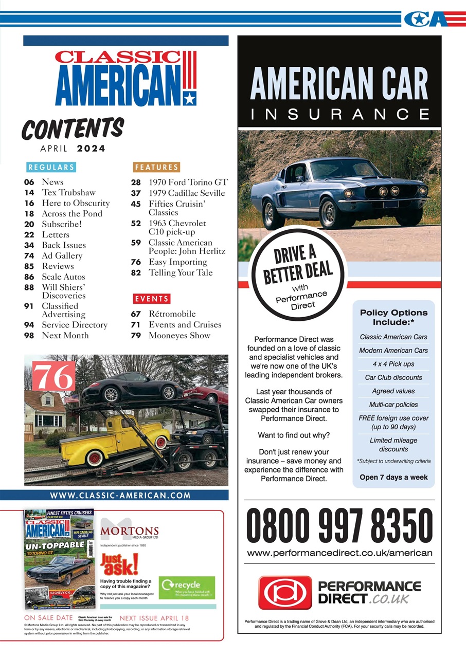 Classic American Magazine Preview Pages