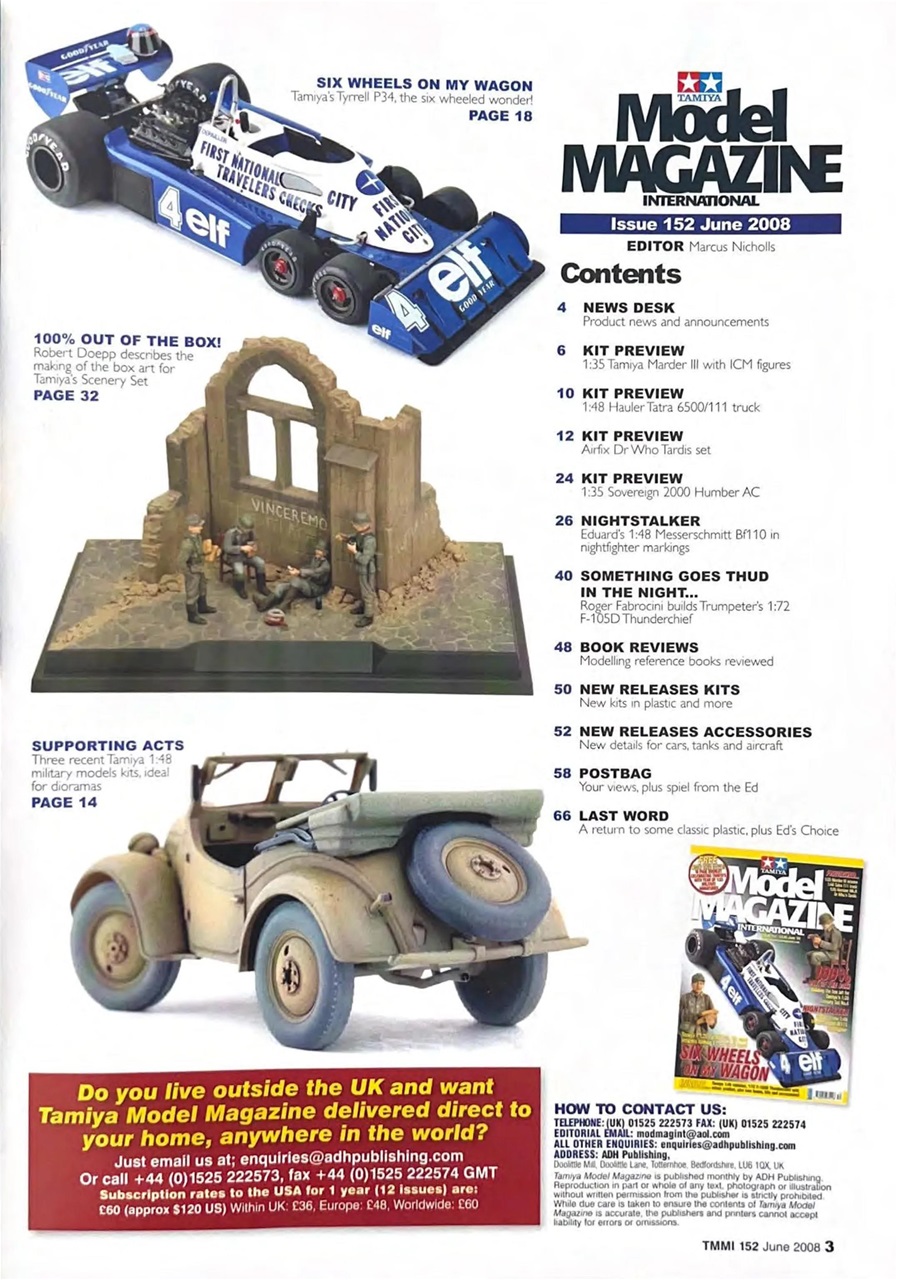 Tamiya Model Magazine Preview Pages