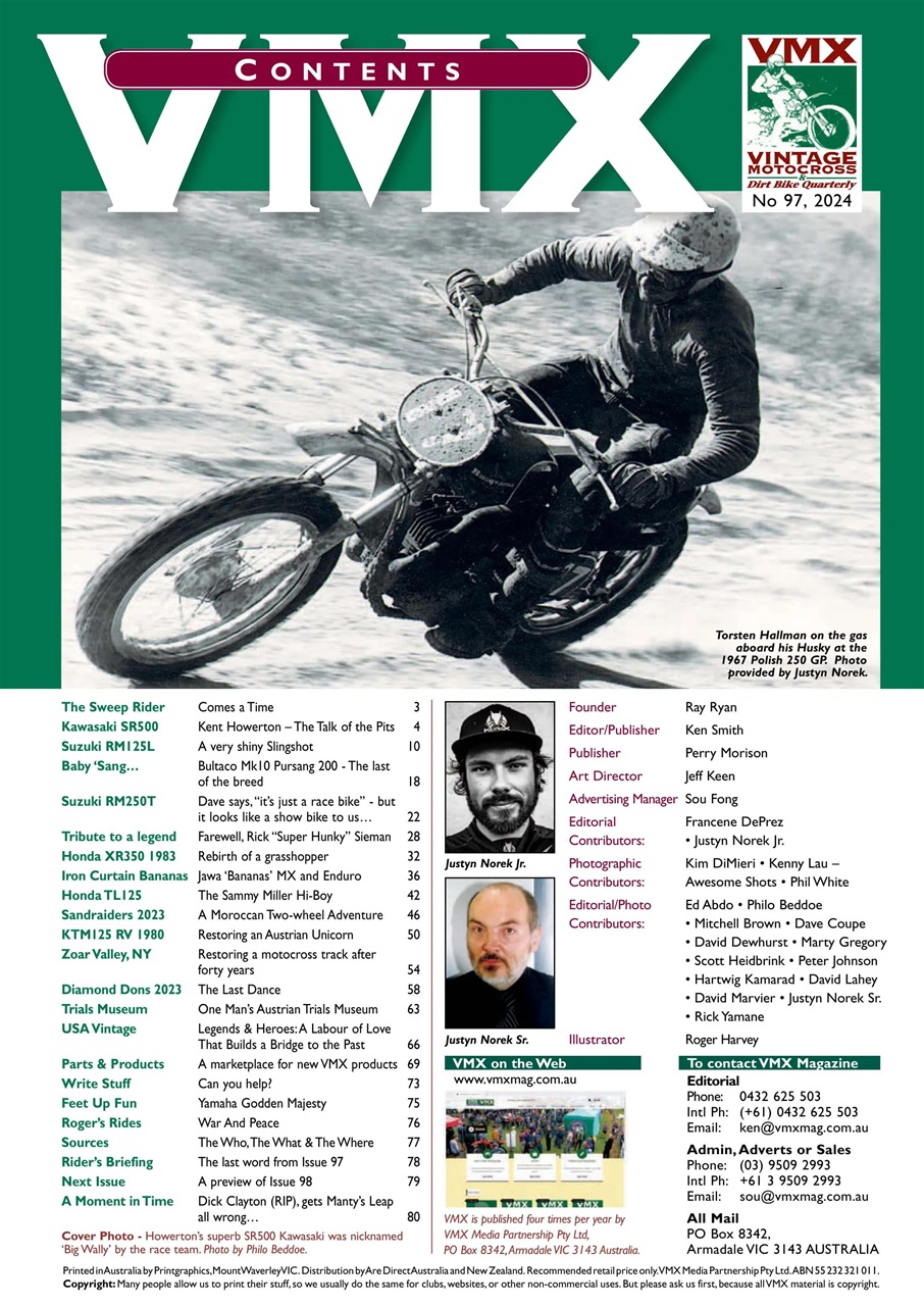 VMX Magazine Preview Pages