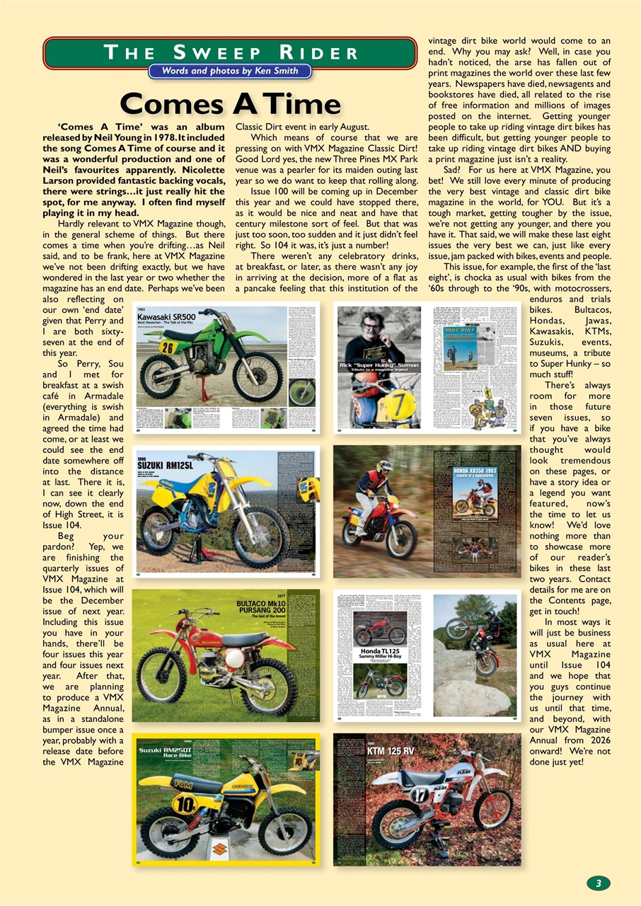 VMX Magazine Preview Pages