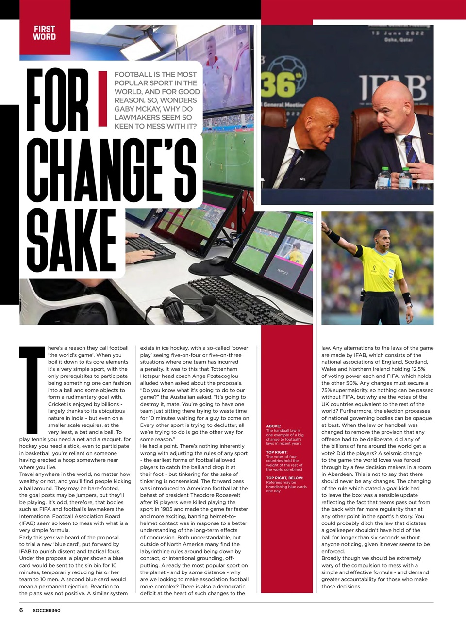 Soccer 360 Preview Pages