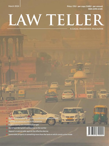 Lawteller – A Legal Awareness Magazine issue 