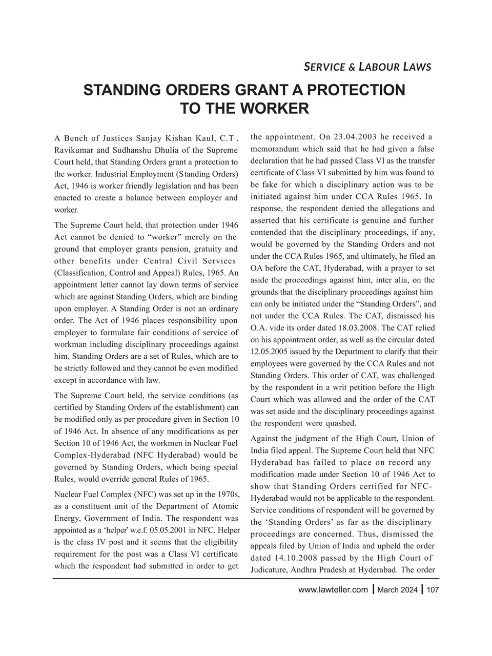 Lawteller – A Legal Awareness Magazine Preview Pages